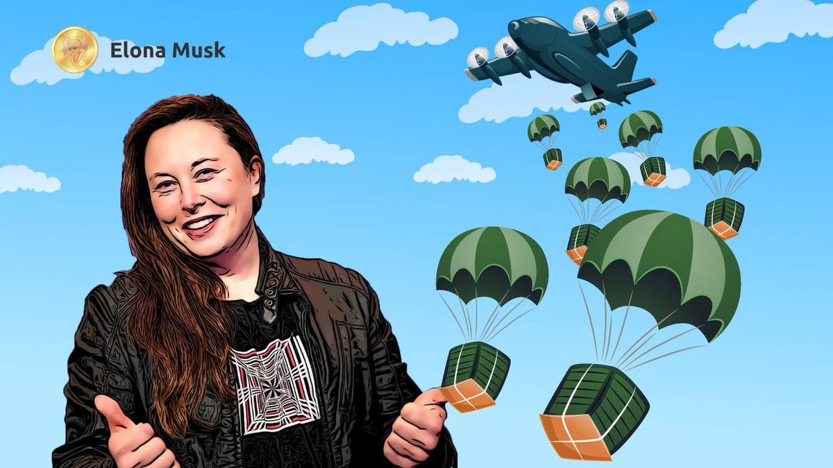 Airdrop BlogSpot (@airdropblgspot) on Twitter photo 🔥 ElonaMusk #Airdrop (ELONA)
⭐️⭐️⭐️⭐️
💰 Reward: 1,000,000 ELONA
👥 Referral: 1,000,000 ELONA
🏆 Winners: for all
👉 Airdrop end date: t.me/elonamusk_bot
• Follow <a href="/Elonamusk_io/">Elona Musk Community</a>
🌐 About ElonaMusk: Visit – elonawar.com 🔥 ElonaMusk #Airdrop (ELONA)
⭐️⭐️⭐️⭐️
💰 Reward: 1,000,000 ELONA
👥 Referral: 1,000,000 ELONA
🏆 Winners: for all
👉 Airdrop end date: t.me/elonamusk_bot
• Follow <a href="/Elonamusk_io/">Elona Musk Community</a>
🌐 About ElonaMusk: Visit – elonawar.com