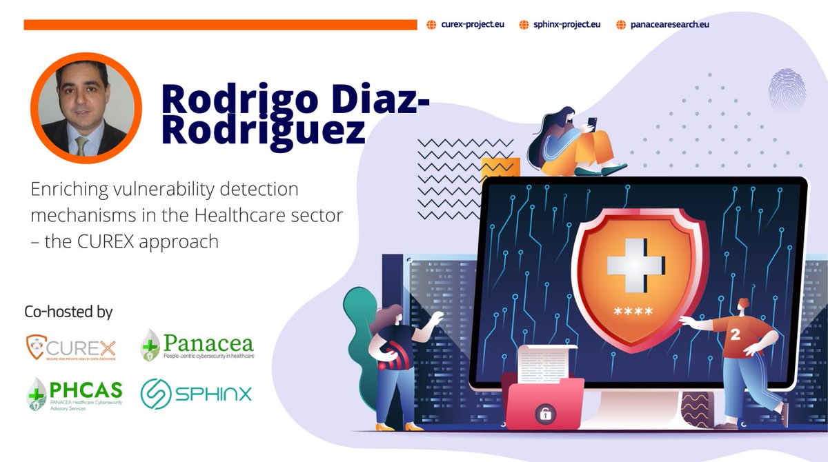 Our Scientific Manager and Head of Cybersecurity Unit <a href="/Atos/">Atos</a>, Mr. Rodrigo Diaz, will present #CUREX’s approach on vulnerability detection in critical #healthcare infrastructures.
#cybersecurity #H2020 #EU
📆 March 31st, 2022 | 10:00-11:30 CET
👉 Register: cutt.ly/VSjkZIx