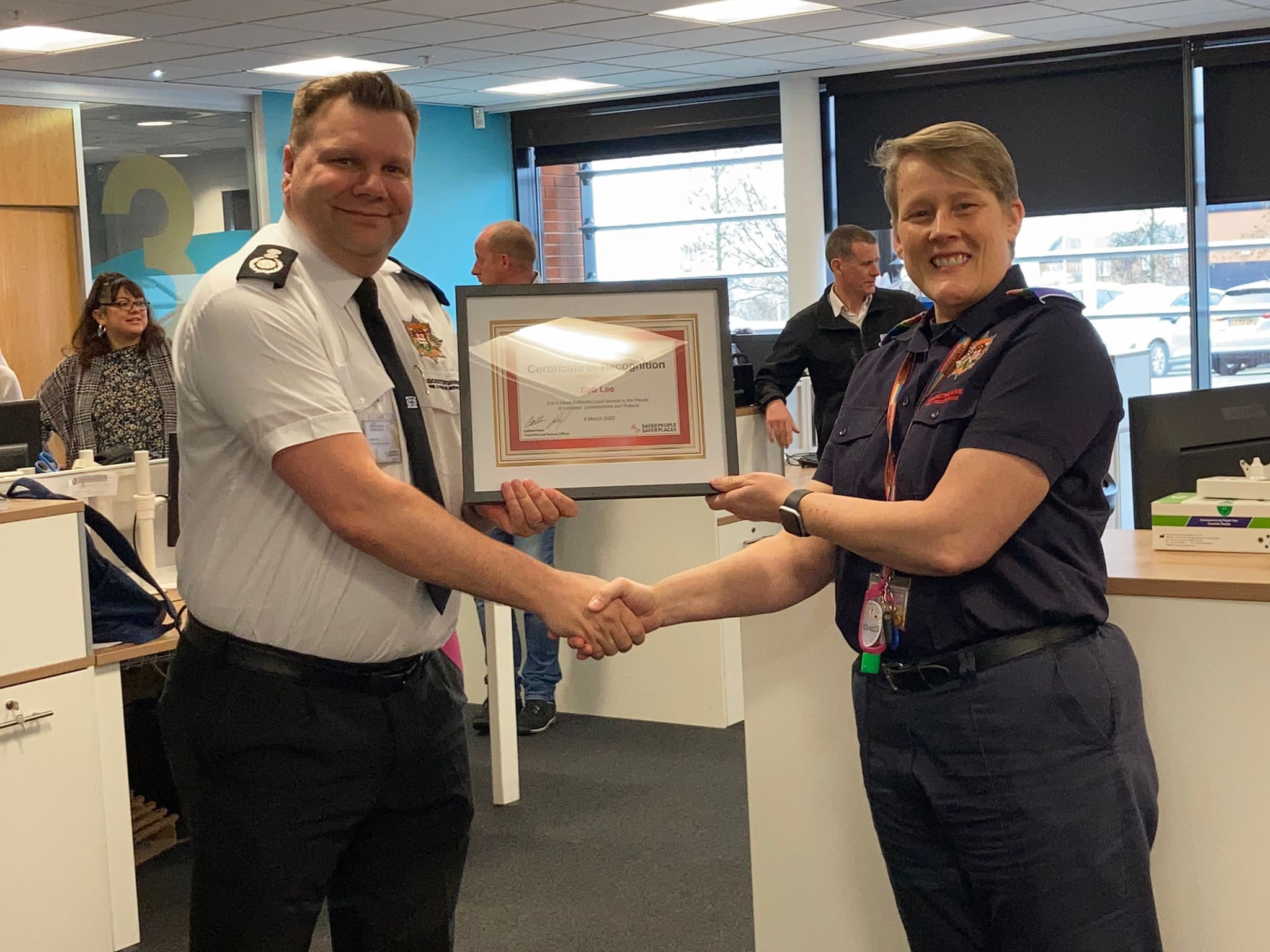 LFRS Community Safety on Twitter: "We say goodbye to Deb who is joining