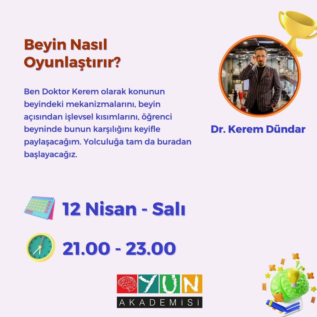 oyunakademisi's tweet photo. Şirketlerde çalışan eğitmenlere, öğretmenlere ve oyunlaştırmaya gönül verenlere yönelik başlatmış olduğumuz “Oyunlaştırma Eğitimleri”ne 5. Dönemle kaldığımız yerden devam ediyoruz!✨

Kayıt Linki: https://t.co/TyW3ERhOqb

*Eğitim sertifikalıdır.

#expertgamer #oyunakademisi https://t.co/ZQdtfVJcef