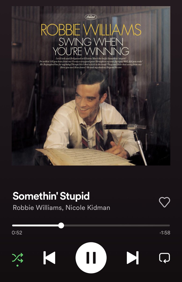 Can we discuss this please, because I’m just riding along the street and it comes on and Nicole sounds like she’s got a brain injury and Robbie sounds like cocaine and the whole thing is giving like, theatre restaurant and it’s very unsettling, how was this a radio hit?