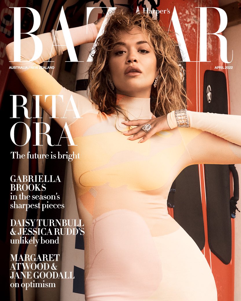 "HOT RIGHT NOW"
Rita Ora on the cover of Bazaar’s April issue on newsstands Thursday March 24.

Photographed by <a href="/simon/">Simone Brunozzi</a>.eeles
Styled by <a href="/bridie_gilbert/">Bridie Gilbert</a>
Cover Story by <a href="/pattyhuntington/">Patty Huntington</a>
Hair by <a href="/lok_lau/">lau lok</a>
Makeup by <a href="/victoriabaron/">Victoria Baron</a>
Produced by <a href="/cassandrawh/">Cassandra</a>
<a href="/ritaora/">Rita Ora</a> wears <a href="/cartier/">Cartier</a> <a href="/fendi/">Fendi</a>
