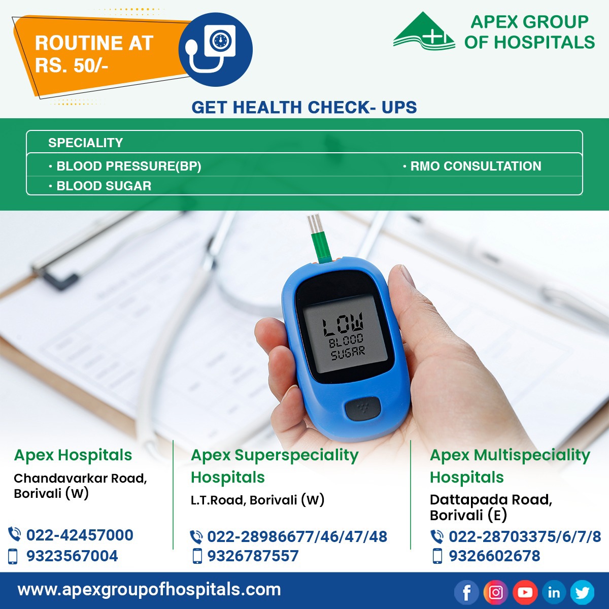 Apex Group of Hospitals tweet media