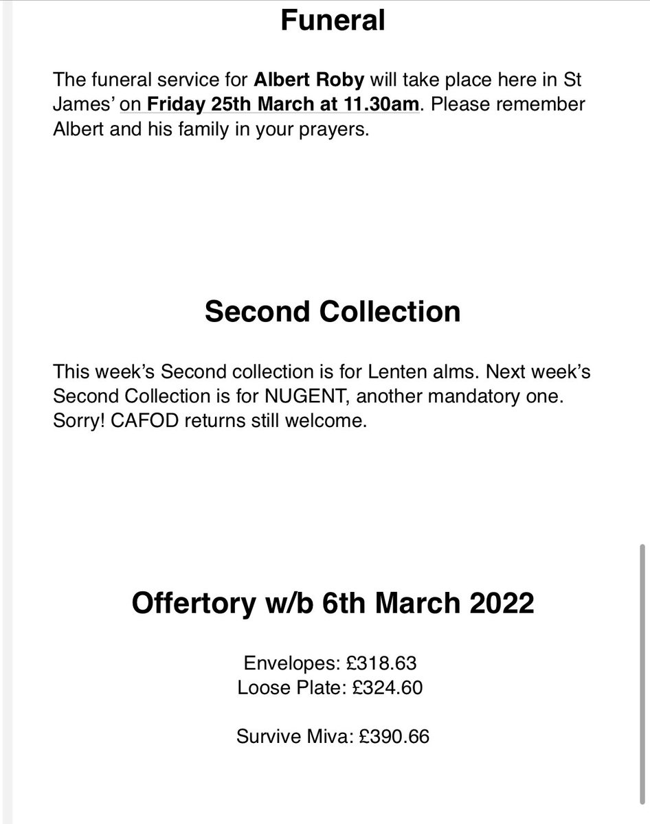 SeftonSouthDean's tweet photo. Newsletter for St James’, Bootle. https://t.co/SnqOjFOC8k