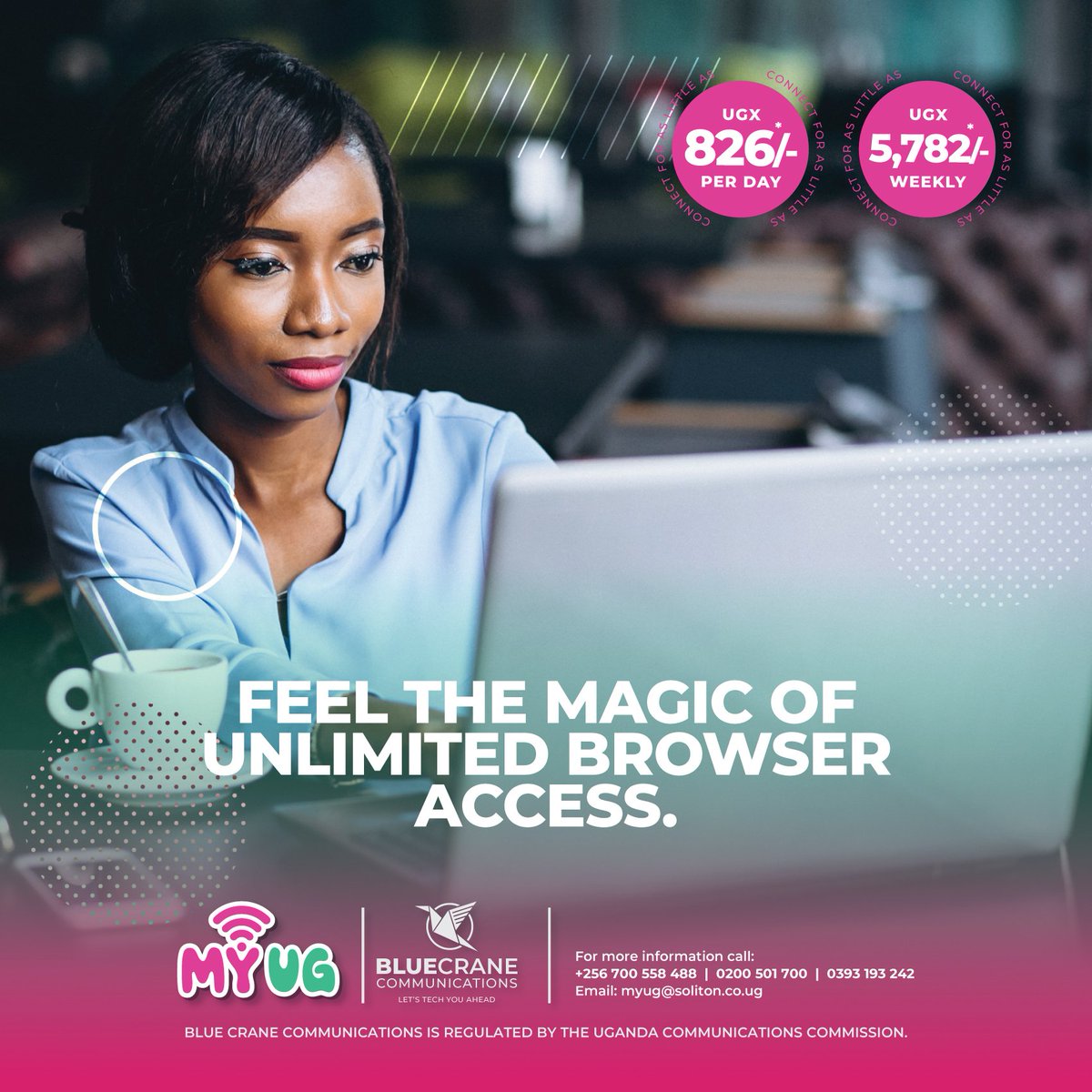 MYUGOfficial's tweet photo. Start your weekly campus online schedule with  unlimited,affordable internet to take you throughout the day at UGX826 daily or UGX5,782 weekly at Ndejje University hotspot in Luweero.Tap the link for the nearest hotspot locations https://t.co/hMZk1t6sXh
#Internet #StayConnected https://t.co/PJndy3HaLA