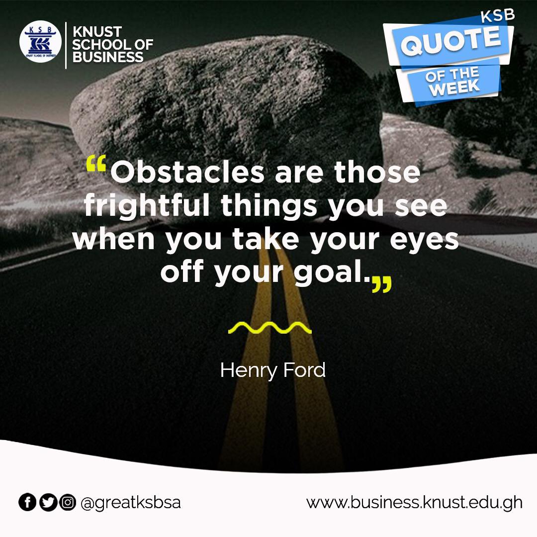 GreatKsbsa's tweet photo. 21st March, 2022

When you look ahead, what do you see ? Your GOALS or obstacles ? 
We take inspiration from the words of Henry Ford. 

#MondayMotivaton 
#ChangeTheWorld https://t.co/8LRJnoz6eH