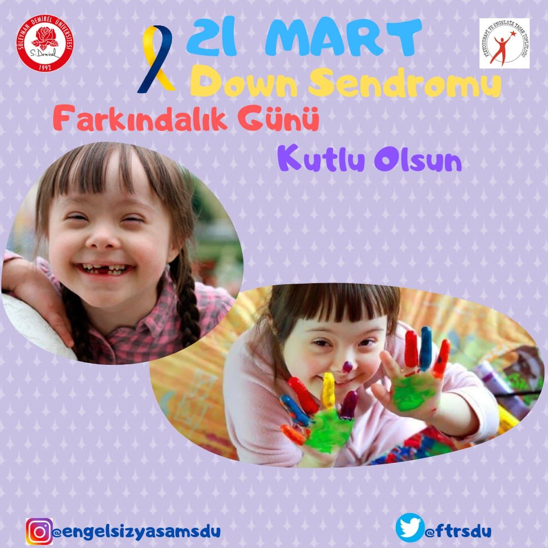 ftrsdu's tweet photo. Down sendromu bir hastalık değil; farklılıktır! Bizler bu farkın, farkındayız yanınızdayız. https://t.co/j8HiFhUY5y