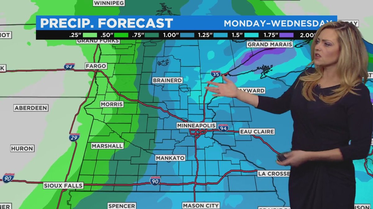 MN Weather: Monday Will Be Even Warmer; Slushy Storm Arrives Tuesday https://t.co/kZs8qQCR4B https://t.co/lP4Q7x2LXM