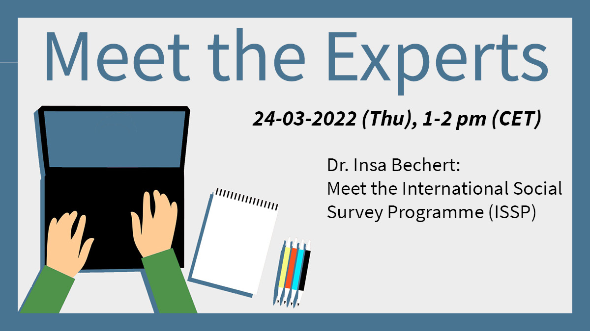 gesis_org's tweet photo. Don't miss the chance to join the talk about the International Social Survey Programme (#ISSP) - learn more about a #SurveyProgram with 43 member countries and a time span for #ComparativeData of almost forty years: https://t.co/sWuK1Fkl23 https://t.co/0lHQGMaKgI