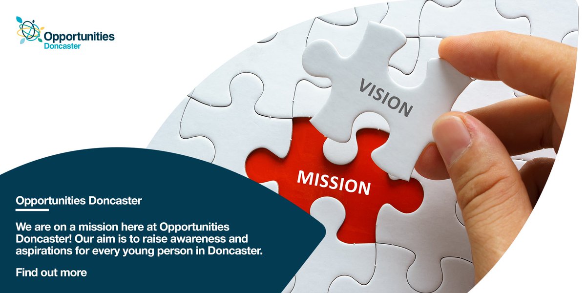 OpportunitiesDN's tweet photo. We are on a mission here at Opportunities Doncaster 🚀

Our aim is to raise awareness and aspirations for every young person in Doncaster. 

Find out more: https://t.co/E7OLnsDEPJ

#doncasterisgreat https://t.co/oGNDh04anI