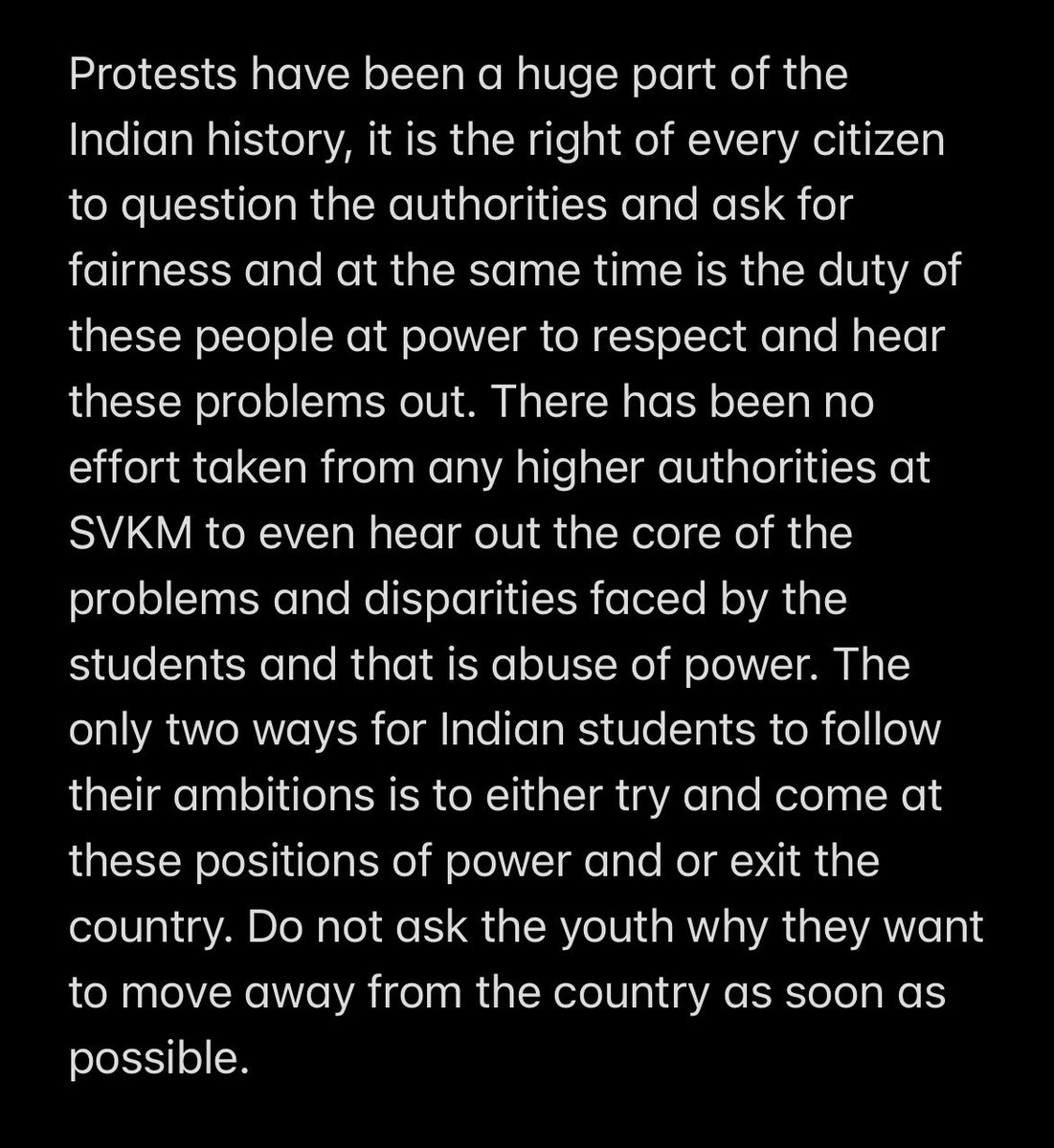 deevthaklife's tweet photo. #RightToEquality #RightToJustice #WeWantJustice4Students @svkm_mithibai @maha_governor @akhil1485 @MNSReportEng @CMOMaharashtra @ABPNews @fayedsouza @TOIMumbai https://t.co/2Dnq5SOovR