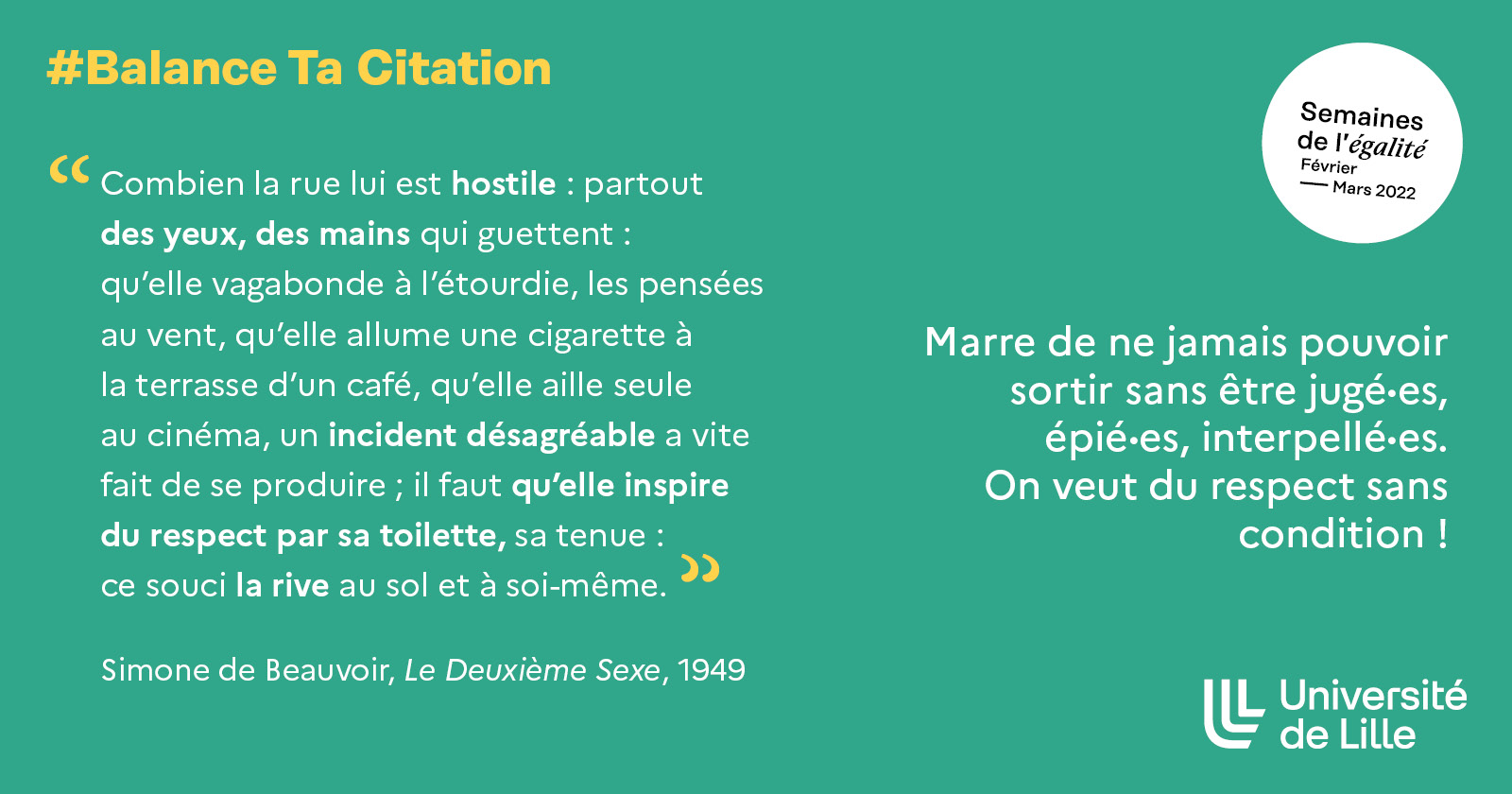 Universite De Lille Participez Vous Aussi Au Projet En Partageant Une Citation D œuvre Litteraire Ou Non Film Musique Etc Avec Balancetacitation Et Si Vous Le Voulez En Commentant Universite De Lille Participez Vous Aussi Au Projet En Partageant Une Citation D œuvre Litteraire Ou Non Film Musique Etc Avec Balancetacitation Et Si Vous Le Voulez En Commentant