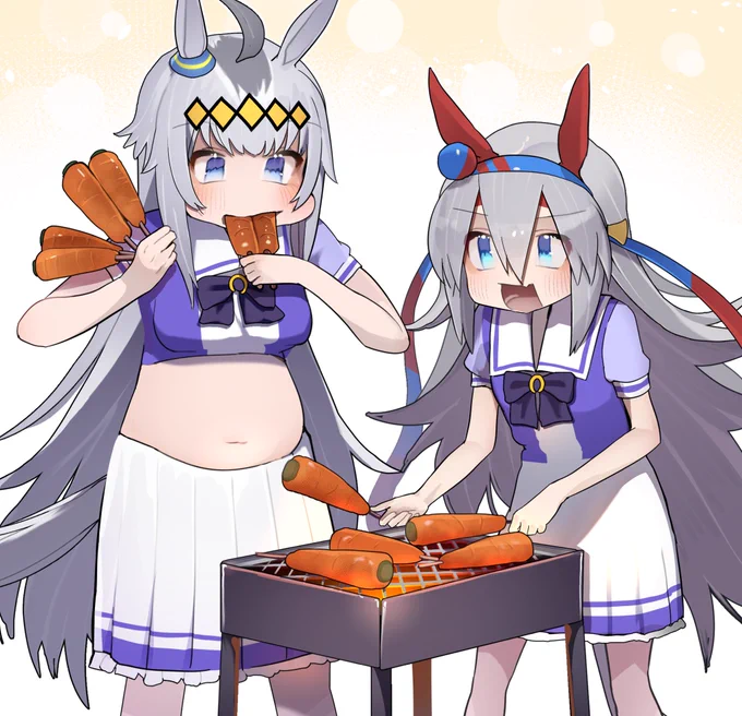(序盤に)にんじんBBQセットが

←ある時         ない時→ 