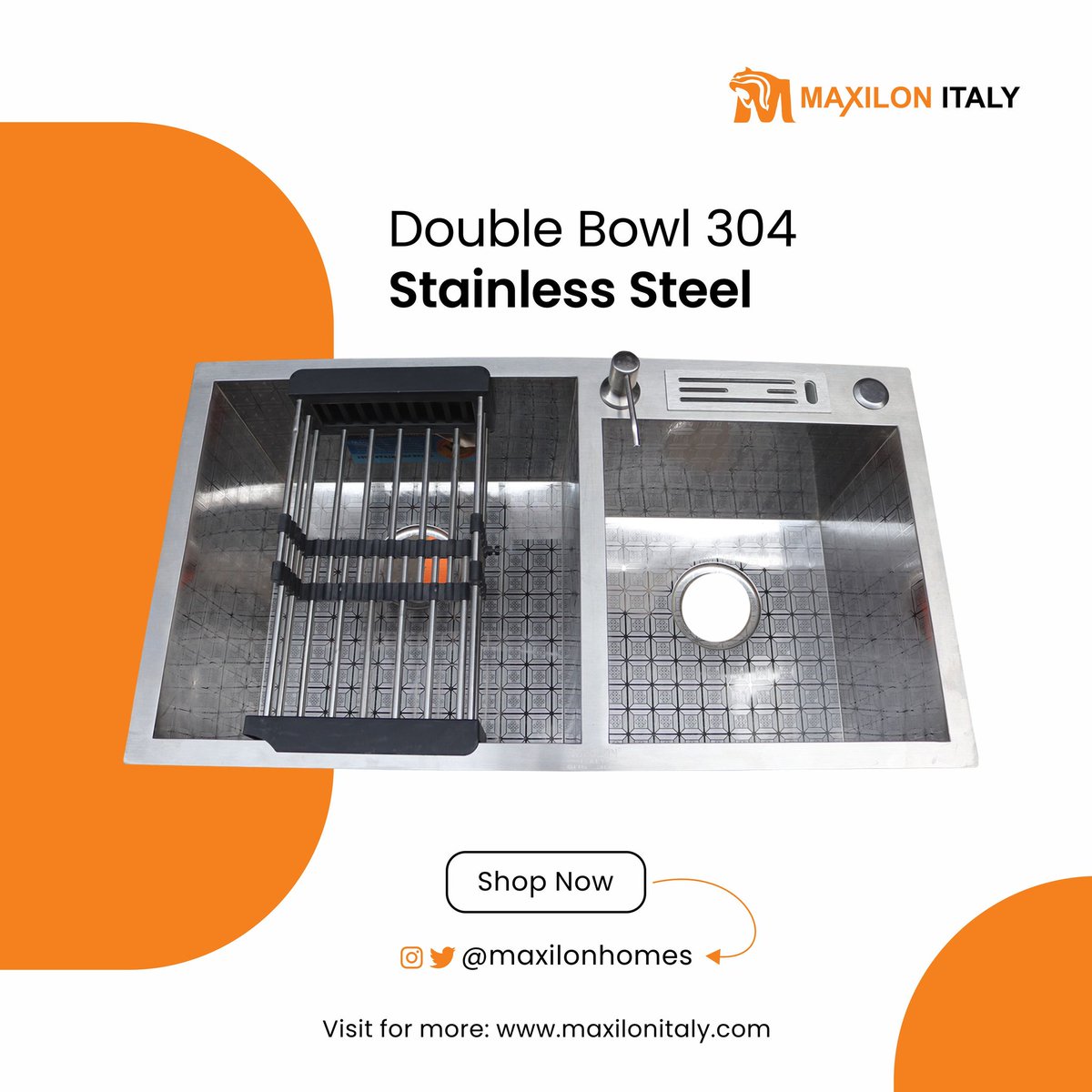 maxilonhomes's tweet photo. Get yours, it's fresh like the new week.

Only at Maxilon Italy 🇮🇹.

#sink
#kitchen
#stainlesssteelsink https://t.co/7m251I9PlF