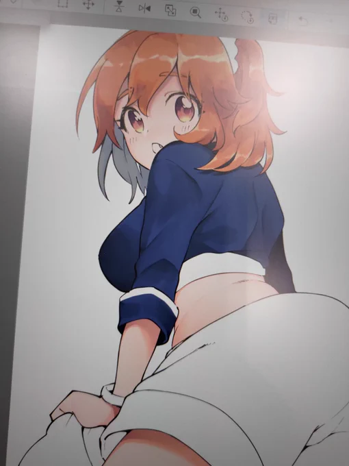 暇つぶしのおえかき中 