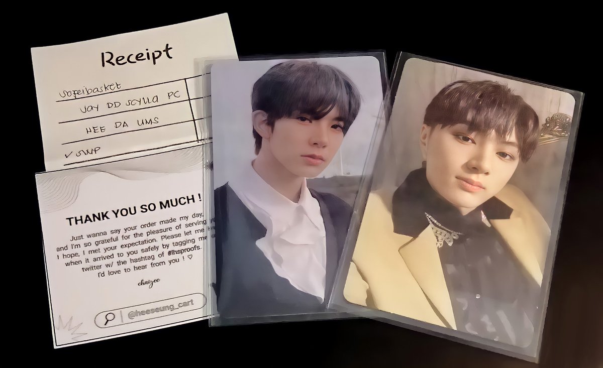 sofeibasket's tweet photo. π #mailfromsof π§Έ
to: @heeseung_cart π #lhsproofs
hello po ! heejay came home to my address na <33 thank you so much for securing them & packing well for me, also for the freebies hehe I LUV THEM sm ! 'till our next transaction po β‘ https://t.co/9ZkbQbKwO1