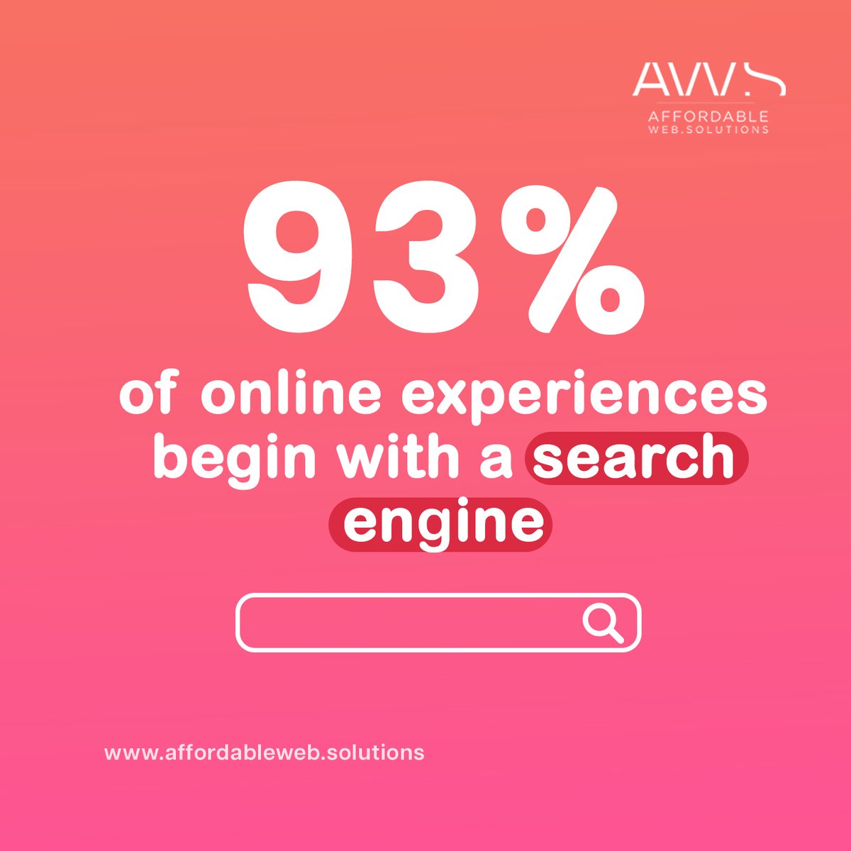 Cass_AWS's tweet image. Search engine is the top driver of the traffic to content sites, beating social media by more than 300%. 

When your site shows on the first page of the search engines, it puts your business in front of prospective customers. #AWSTips