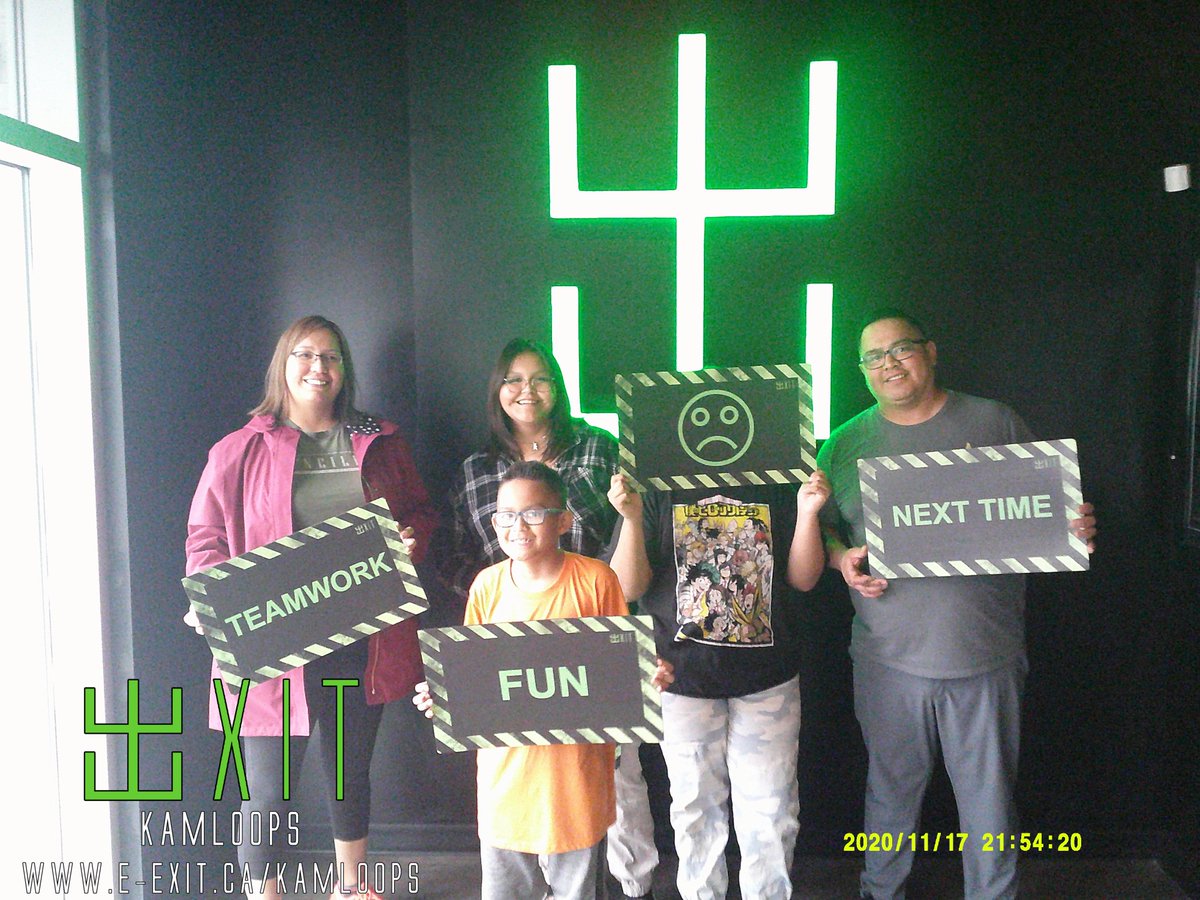 exitkamloops's tweet image. Here’s some of our awesome escapee’s from March 13th - 20th. Many failed and many succeeded! Test your wits today! #ExitKamloops #kamloopsescapegames
facebook.com/media/set/?van…
