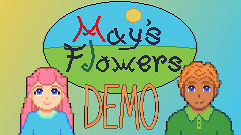 SkidesGames's tweet photo. May's Flowers is now available to play as a free demo!
This is my first ever public game release so I am very excited! Music created by @EmmanuelNSmith
Created for the #GreatSpringGameJam2022, play and rate the game here: https://t.co/B7g8ihB1g1
#gamedev #MaysFlowers https://t.co/8Hq4je8FLV