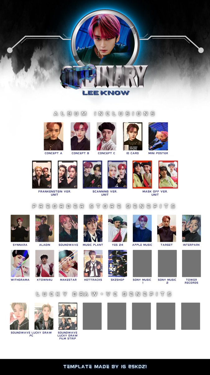 Stray Kids oddinary バンチャン 特典 musicplant s-l400.jpg