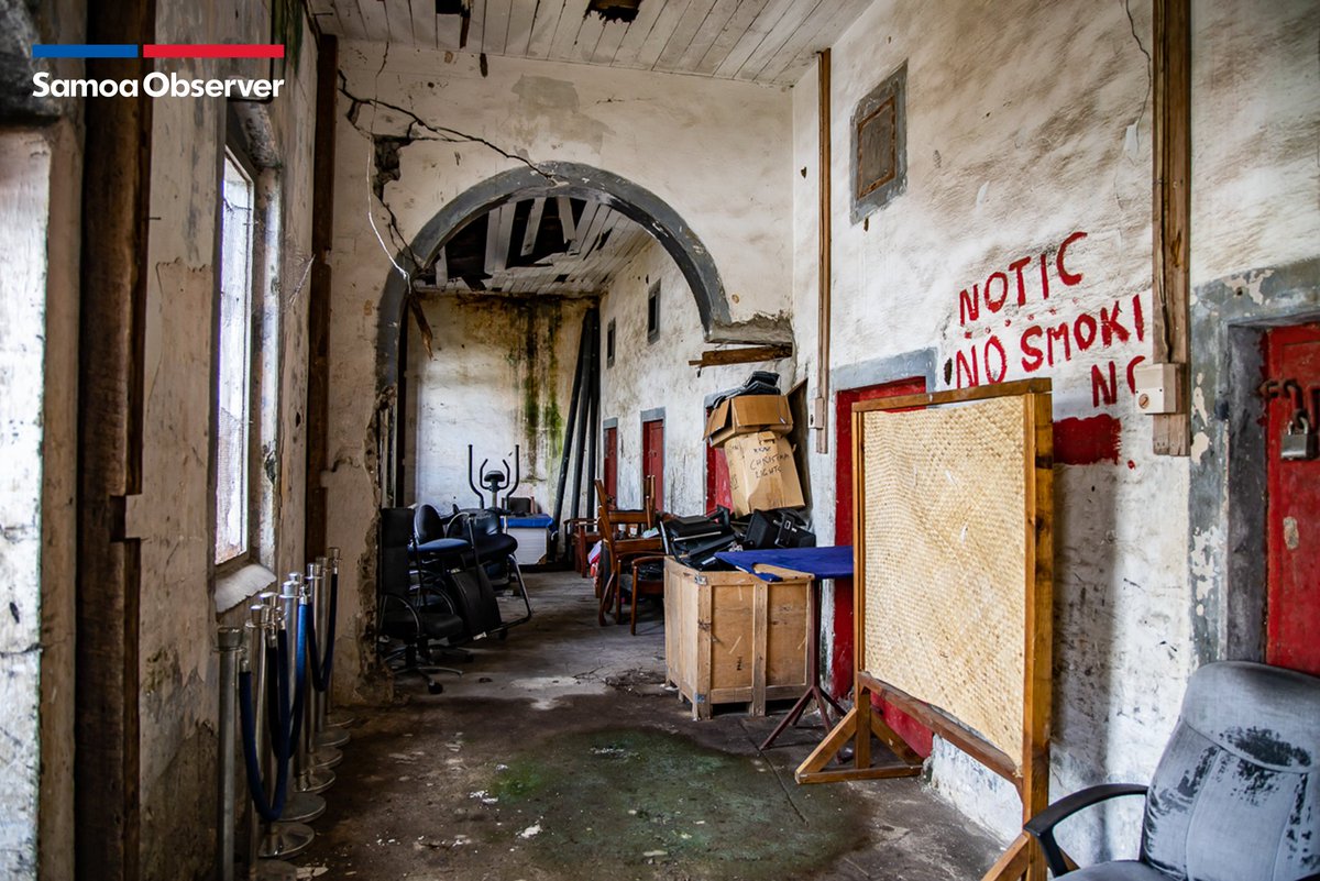 samoaobserver's tweet photo. A storage facility in Vaimea which was used as a prison during the colonial days has been acknowledged for its significance in Samoa’s historical heritage.

Read story: https://t.co/mxfWkZqQRo.
Photos: Vaitogi Asuisui Matafeo/Samoa Observer https://t.co/87OzMtNdsD