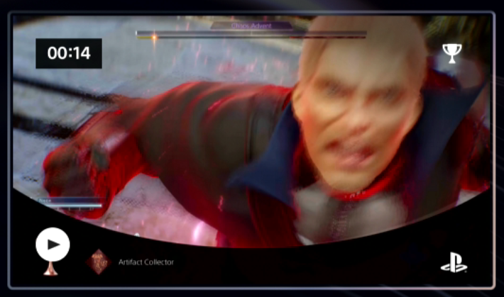 KZXcellent's tweet photo. Thank you Stranger of Paradise for giving me the most hysterical trophy video thumbnail ever. 

I'm wheezing. https://t.co/IqklgMyeVB