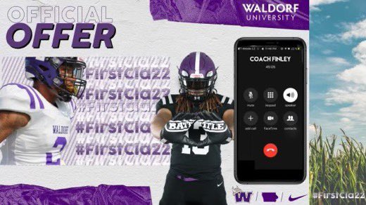 Blessed to receive and offer from Waldorf University @SHTexanFootball <a href="/coach_paramore/">Coach P</a> !!!