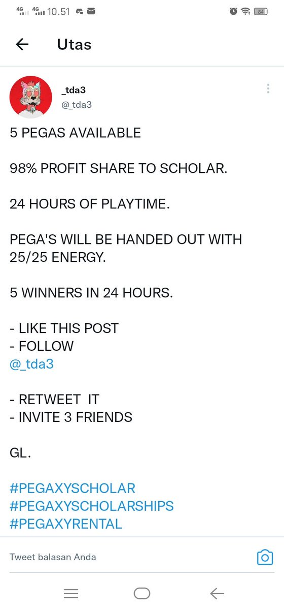 Selpiah6's tweet photo. @_tda3 yes sir i am ready to play your pegaxy and i have a lot of free time to play pegaxy 25/25 energy.. https://t.co/FlQBeg17Tm