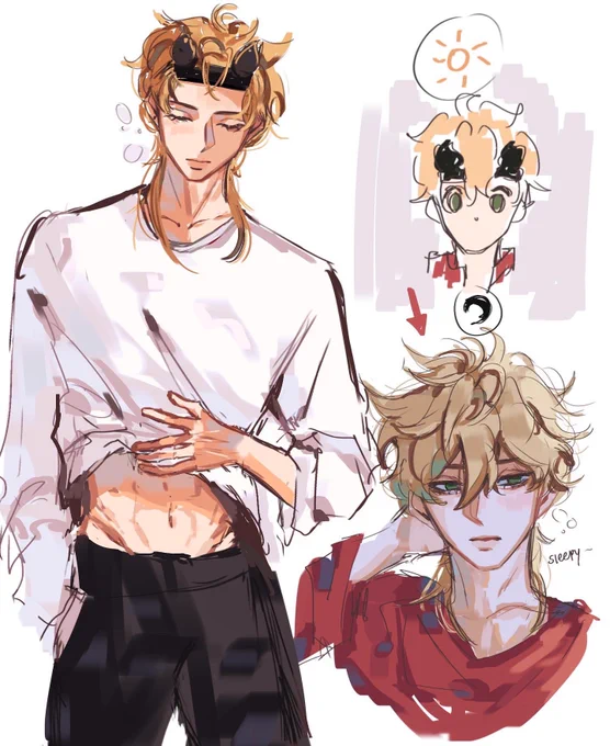 thoma doodles #thoma #GenshinImpact 