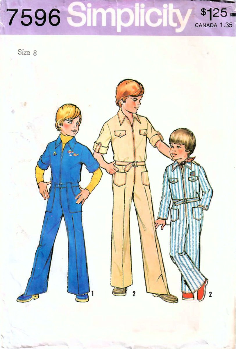 linscottage's tweet image. 1970s Simplicity 7596 Vintage Sewing Pattern Boys Jumpsuit, Long Jumpsuit Size 8 #BoysJumpsuit #JumpsuitPattern 
Buy here etsy.com/listing/119897…