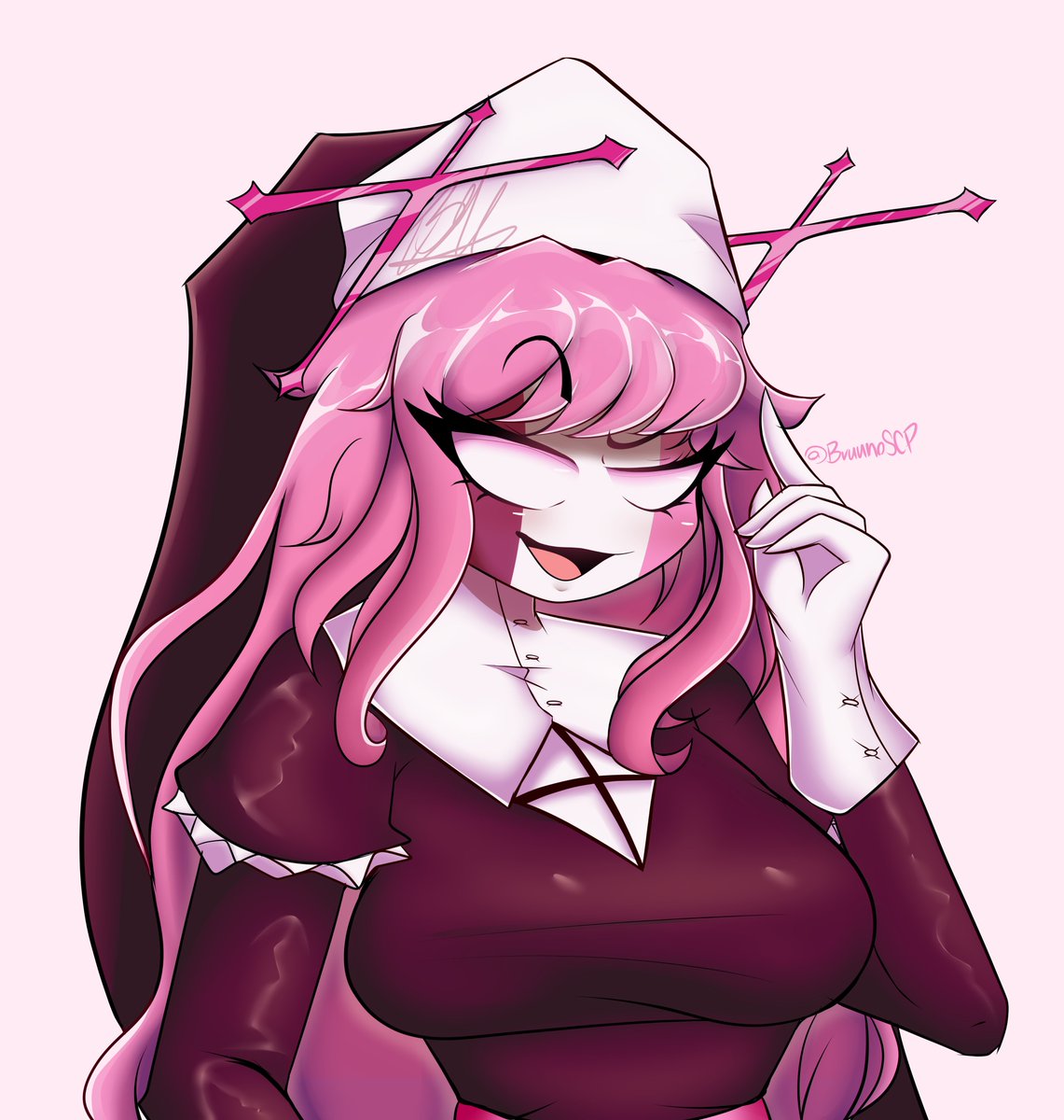 BruunoSCP's tweet photo. Doodle of Sarvente that I did this night because I never did a drawing of her in my style before hehe

Happy 1st anniversary Mid-Fight Masses! ✨❤️

#midfightmassesfanart #midfightmasses #Sarvente https://t.co/jlkuKfBYgW