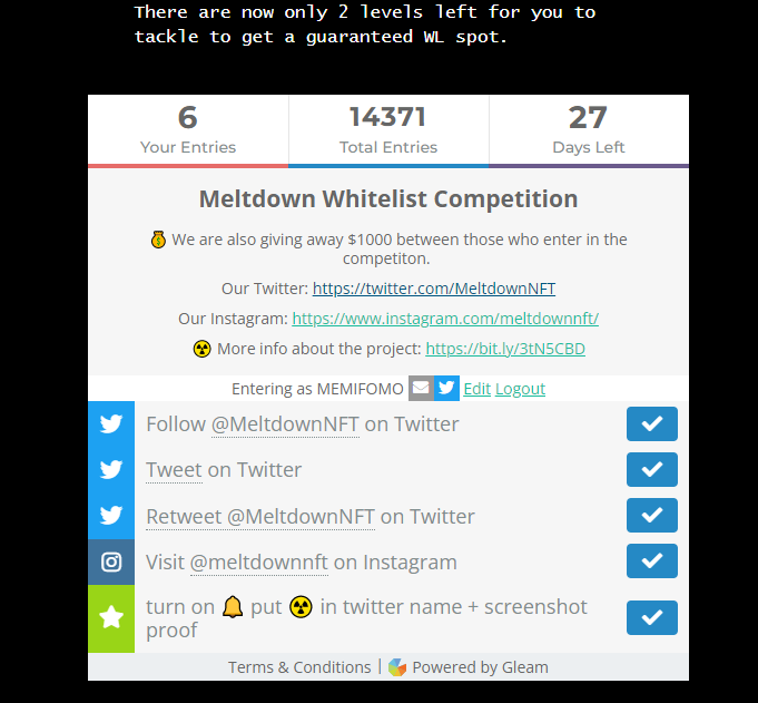 meme_ok168's tweet photo. @MeltdownNFT Finished. Hope we can still make it in time. https://t.co/EipKmw3aFx