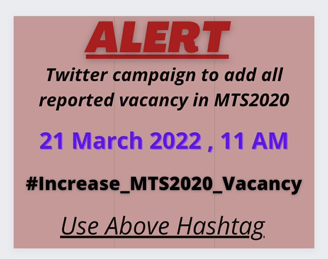 Mdejaza38270100's tweet photo. #Insrease_MTS2020_Vacancy
@ssc_nic_in @sscchief @PMOIndia @RbeJain @EduMinOfIndia @Dilrajmeena7891 @NikhilGuptaID @PTI_News @ANI https://t.co/jLfLUz4nlw