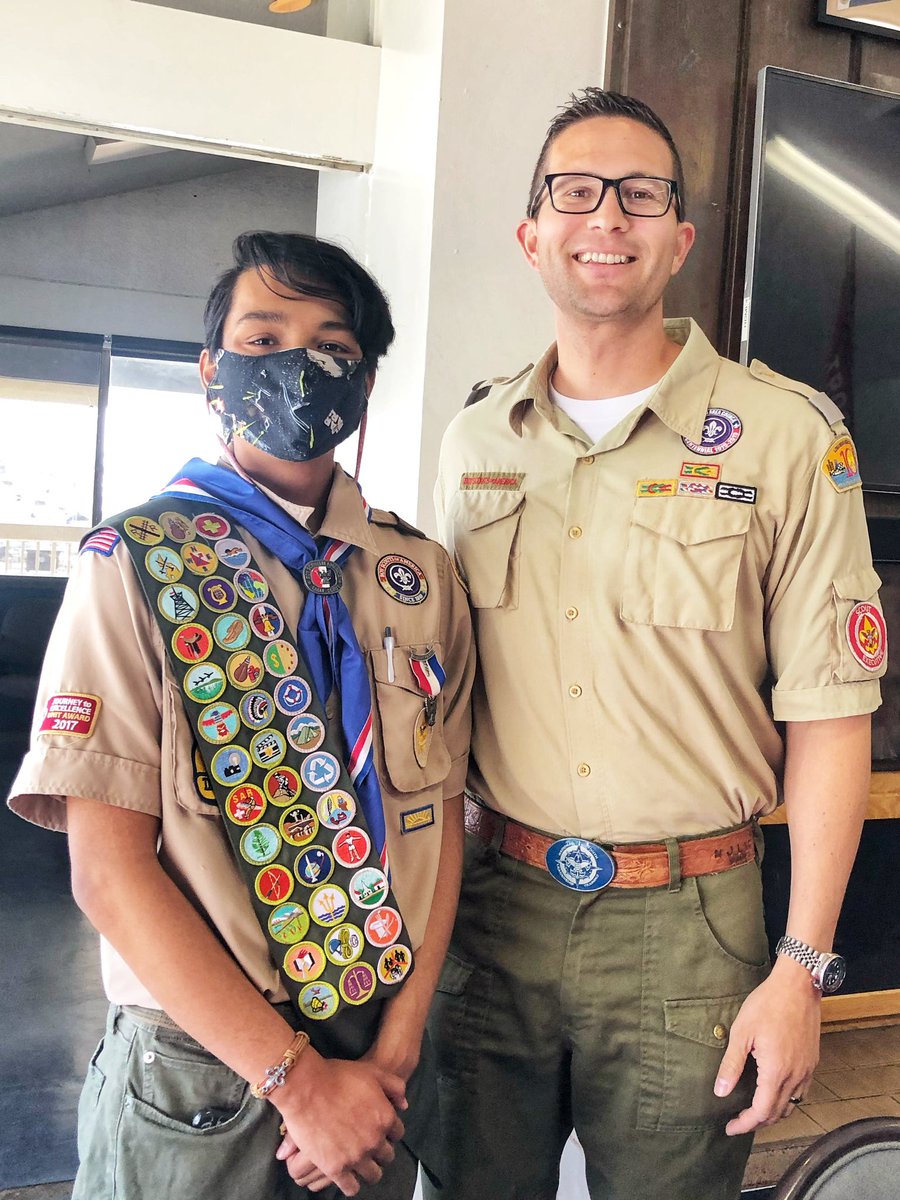 longbeachbsa's tweet photo. Yesterday, Aaron Reyes of Troop 126 held his Eagle Scout Court of Honor. Parents and fellow Scouts from 126 helped out to put on a memorable ceremony. Congrats Aaron! https://t.co/vDUs2OlBz7