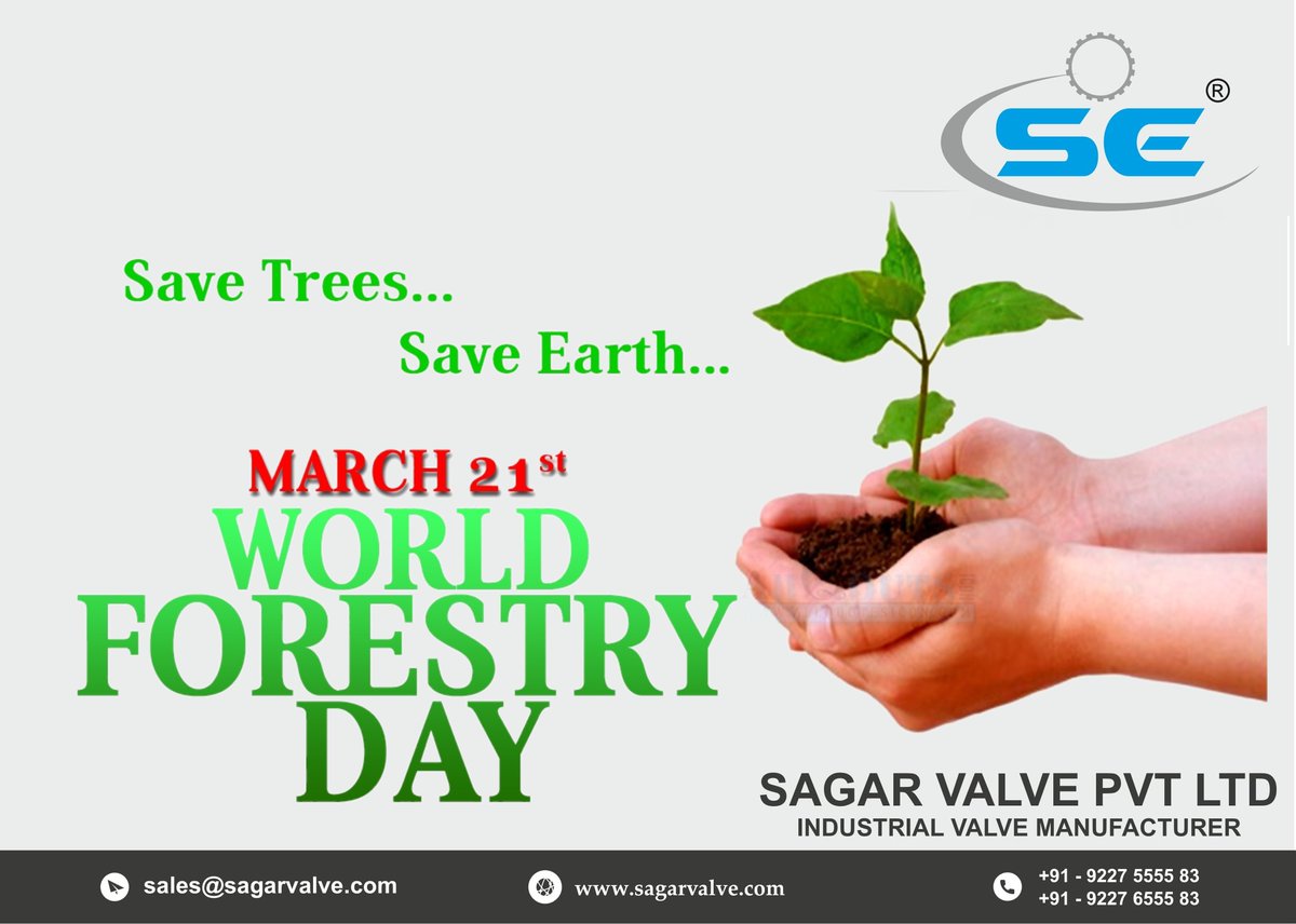 sagarvalve's tweet photo. #InternationalDayofForests2022 
#ballvalve #valvemanufacturer #sagarengineering #sagarvalve #SE #valves #automation #makeinindia #rajkot #gujarat #india #export #manufacturer #Valves #SEbrand #valvemanufacturers #ballvalves #Gatevalves #globevalves #butterflyvalves #globevalve https://t.co/UPM9zvUdzX