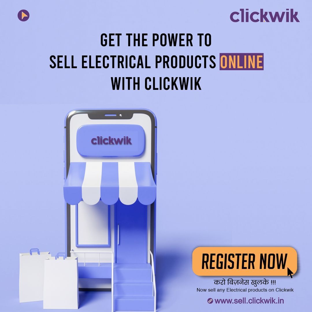 ClickWikIN's tweet image. Amazing things will happen when you listen to the consumer.
Register now and sell your electrical products on clickwik.
Register now: sell.clickwik.in
#clickwik #safetyfirst #MCB #MCCB #ABB #madernswitches #smartswitch #Electricals #electricalproducts #wiresandcabels