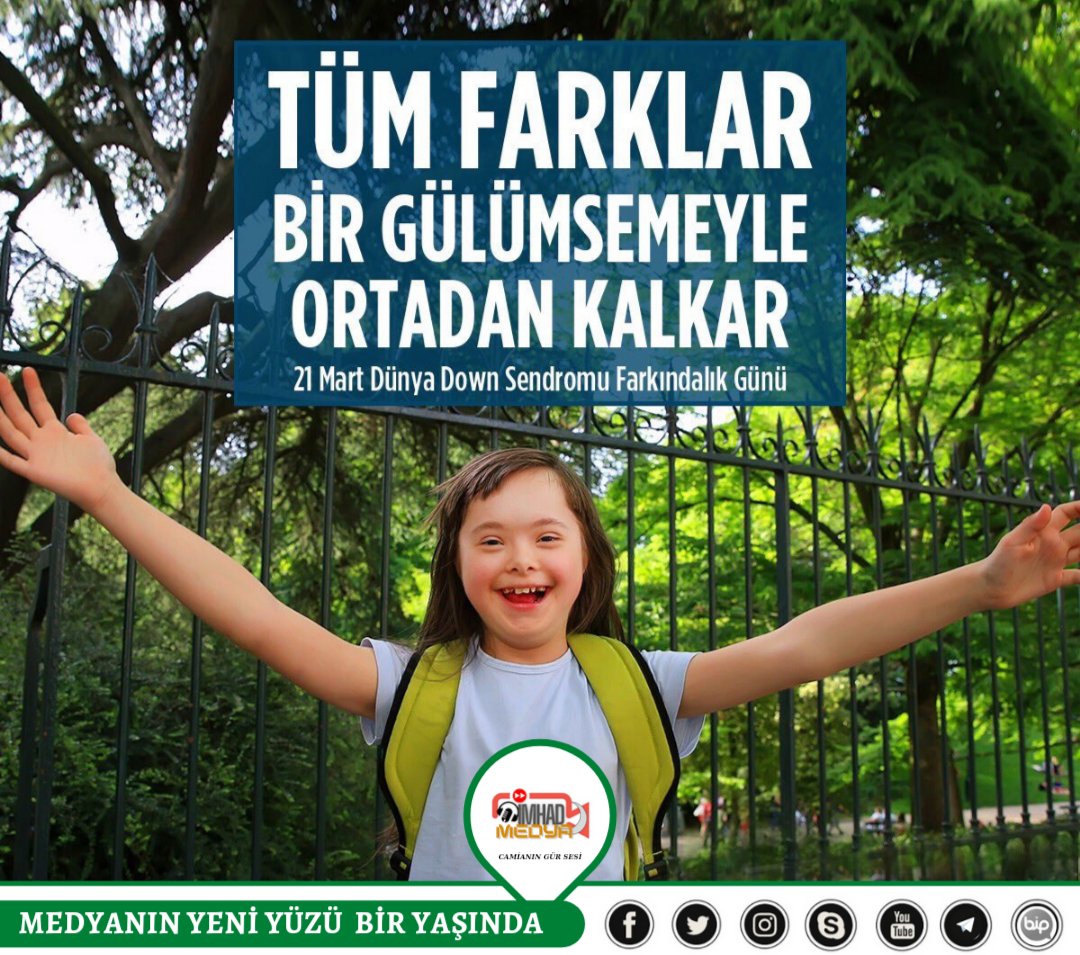 ImhadMedya's tweet photo. Sizinleyiz.. Farkındayız..

#21Mart #DünyaDownSendromuFarkındalıkGünü #İMHAD #MEDYA #GENÇLİK #İMHADGSK #İyiKiİMHADVar #İyiKiİmamHatipVar #İMHADMedya #İmamHatipMezunveMensupları #Tanıtım #Görsel #Haber #Gündem #Camia #Etkinlik #Vizyon #Misyon https://t.co/B6J8navfVd