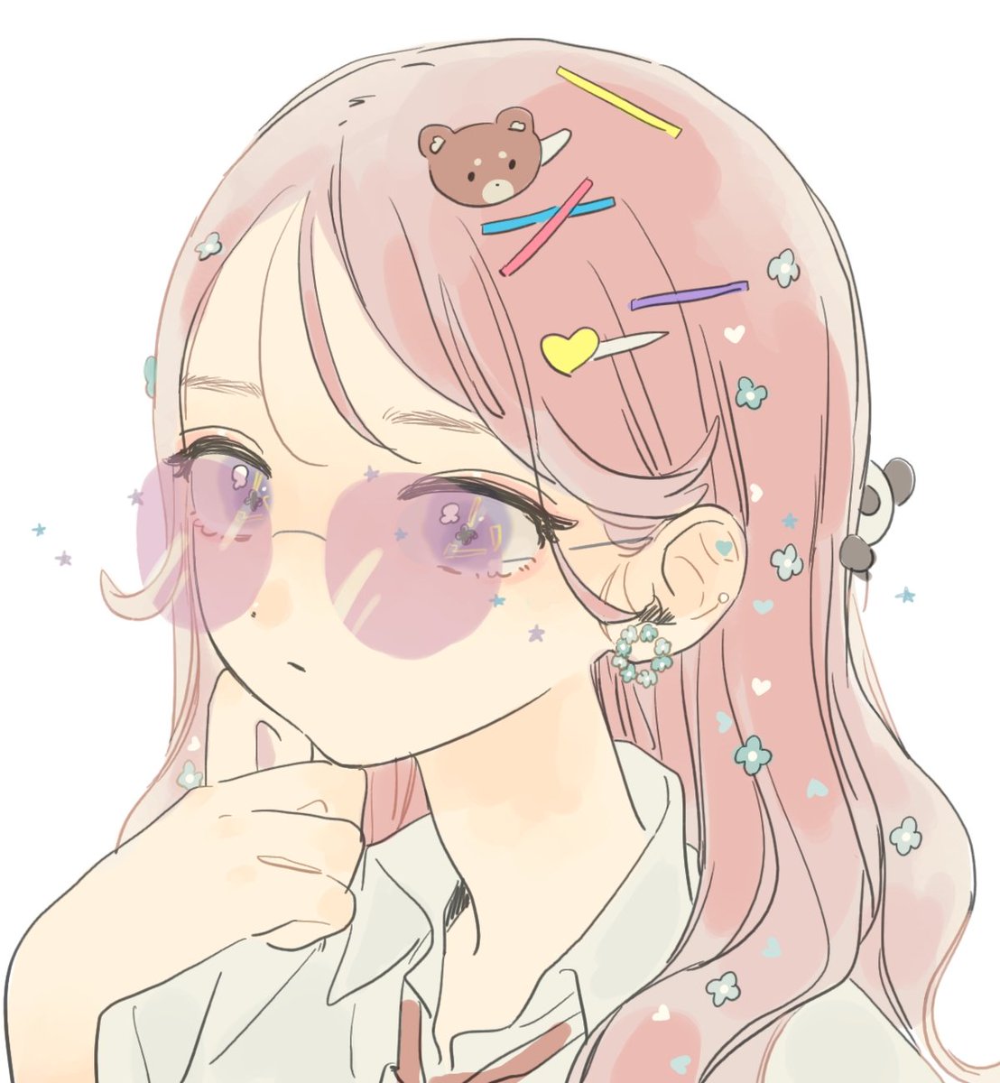 顔 」|ななうえのイラスト
