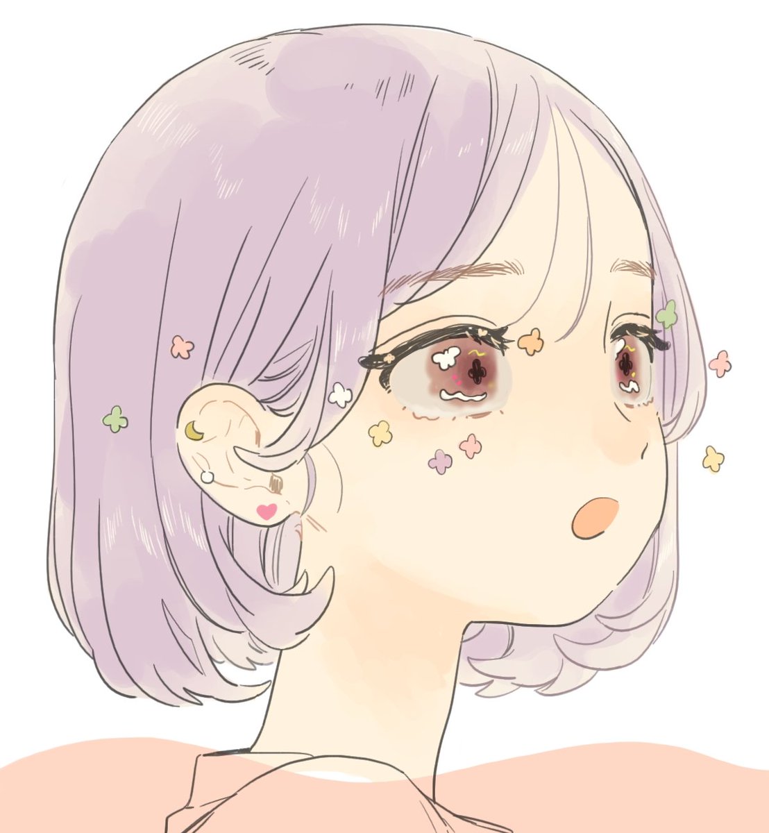 顔 」|ななうえのイラスト