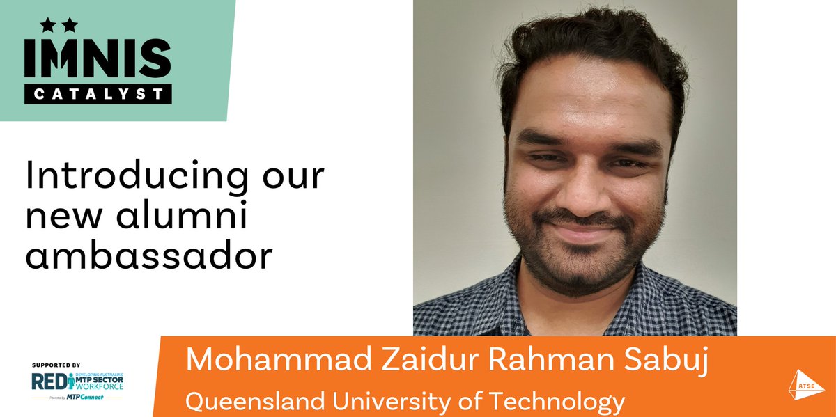 _IMNIS's tweet photo. Welcome to #IMNISCatalyst 2022 Mohammad Zaidur Rahman Sabuj (@ZaidurSabuj). Sabuj is a PhD researcher at Queensland University of Technology (@QUT). When Sabuj isn’t researching he loves to engage and communicate with his peers and serve society in various volunteer roles. https://t.co/DlK8Gvw6CB