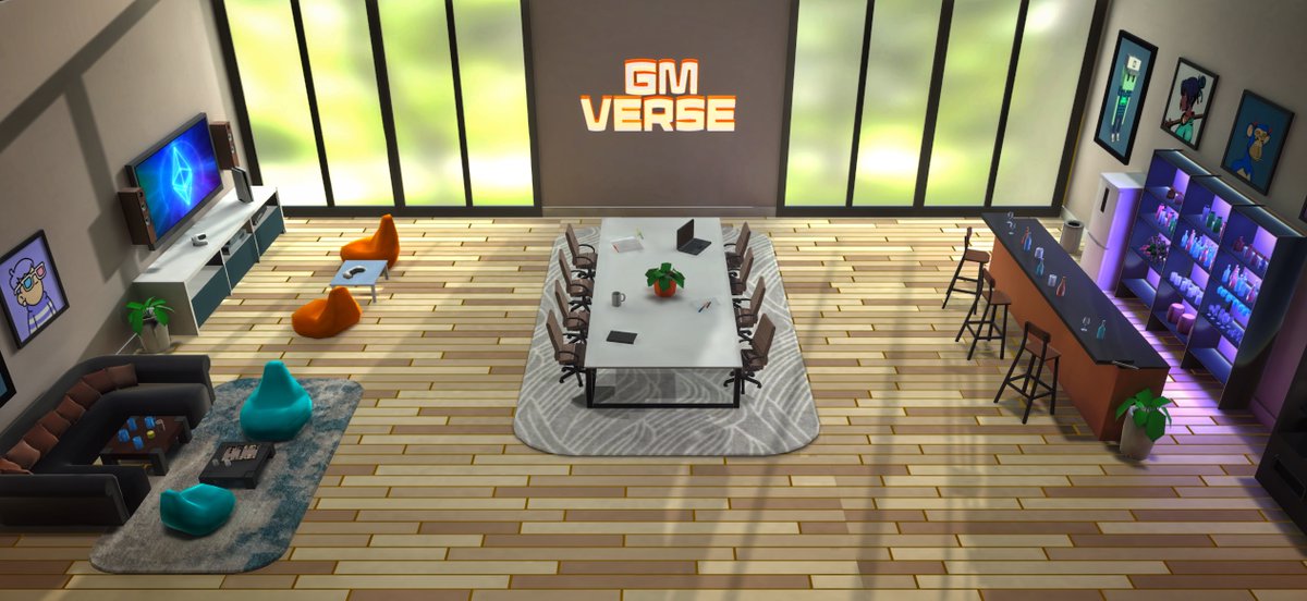 GMVerseIO's tweet photo. Do you want to design your own house with your favorite #NFT? Come and join #GMVerse🚀 https://t.co/5kgZMwtaZa