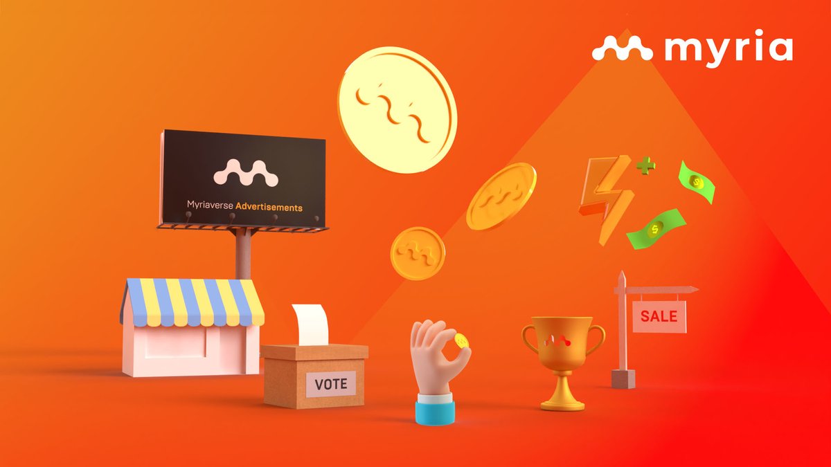 Myria's tweet photo. What utility will the $MYRIA token have?

✅ Protocol fee
✅ NFT marketplace
✅ In-game utility
✅ Player rewards
✅ Myriaverse land purchase
✅ Myriaverse advertising
✅ Staking
✅ Governance
✅ Foundation grants

#Tokenlaunch 🔜 join https://t.co/qsF3ylkn5U for announcements https://t.co/liXgEexTzs
