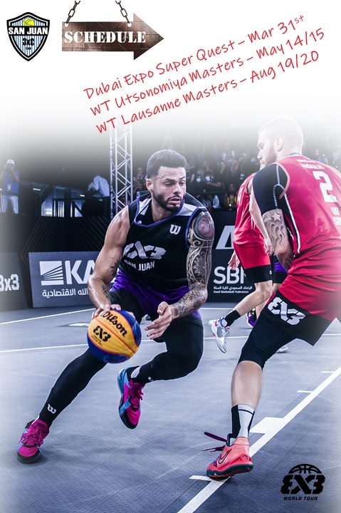 San_Juan_3x3's tweet photo. LET'S GET THIS PARTY STARTED!!  @FIBA3x3 PRO-CIRCUIT 2022 IS UNDERWAY AND TEAM SAN JUAN IS GOING AT IT 👇 https://t.co/62xHsMtjgV