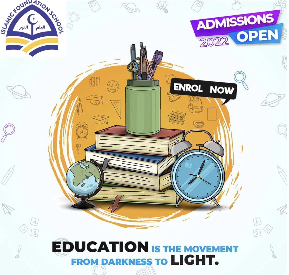 islamicfsd's tweet photo. 𝐄𝐝𝐮𝐜𝐚𝐭𝐢𝐨𝐧'𝐬 𝐩𝐮𝐫𝐩𝐨𝐬𝐞 𝐢𝐬 𝐭𝐨 𝐫𝐞𝐩𝐥𝐚𝐜𝐞 𝐚𝐧 𝐞𝐦𝐩𝐭𝐲 𝐦𝐢𝐧𝐝 𝐰𝐢𝐭𝐡 𝐚𝐧 𝐨𝐩𝐞𝐧 𝐨𝐧𝐞. 𝗔��𝗺𝗶𝘀𝘀𝗶𝗼𝗻 𝗢𝗽𝗲𝗻! You're welcome at our campus anytime between 8-3 on Monday-Saturday.Islamic Foundation School Chak jhumra #BestSchool in town. https://t.co/9m7XqEJj0x