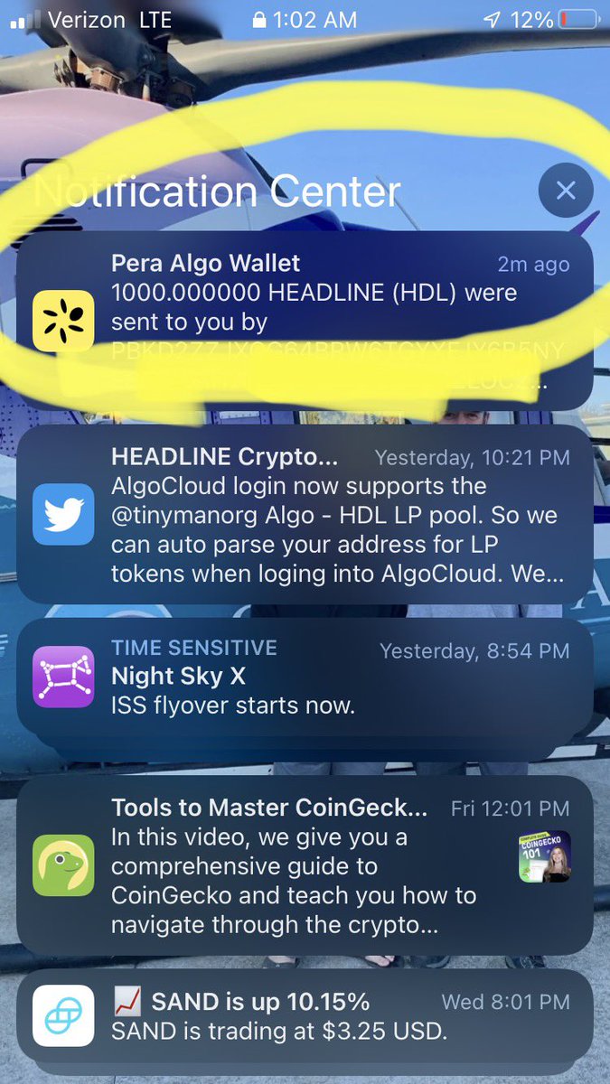 CryptoCollar's tweet photo. Just received 1000 #HDL tokens from #HeadlineCrypto for holding 1 of the first 42 #AlgoAstro NFTs. Thanks @headline_crypto https://t.co/sGjkq6WtHH