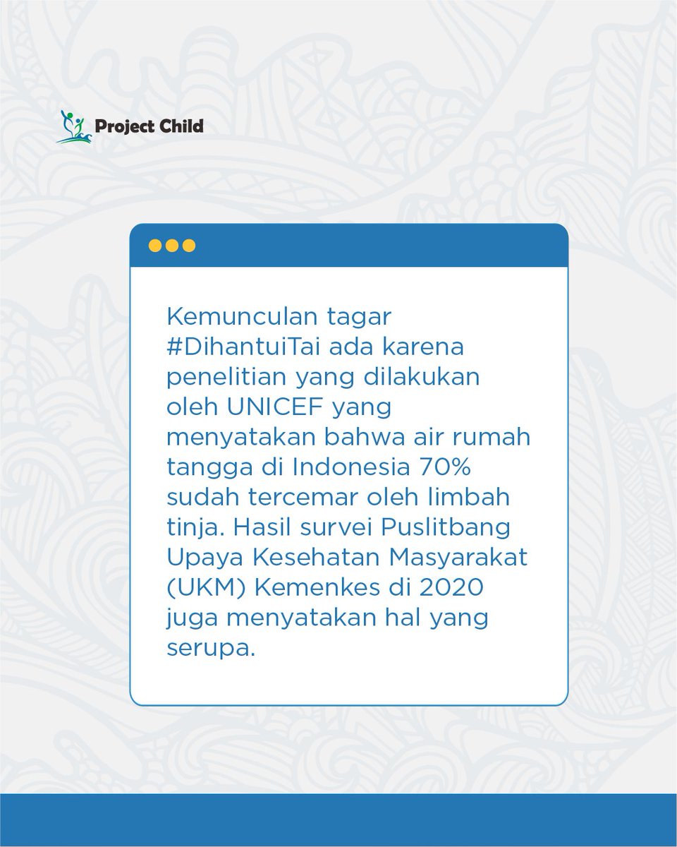 projectchildina's tweet photo. Kakak-kakak yang sering main medsos mungkin sudah tidak asing dengan #dihantuitai. Ternyata masih banyak anak yang tidak memiliki air yang layak untuk dikonsumsi.
Yuk, mulai bergerak dari rumah kita dahulu! Agar kita semua bisa mendapatan air yang layak.
#projectchild #ngo https://t.co/kKXc0SAZOq