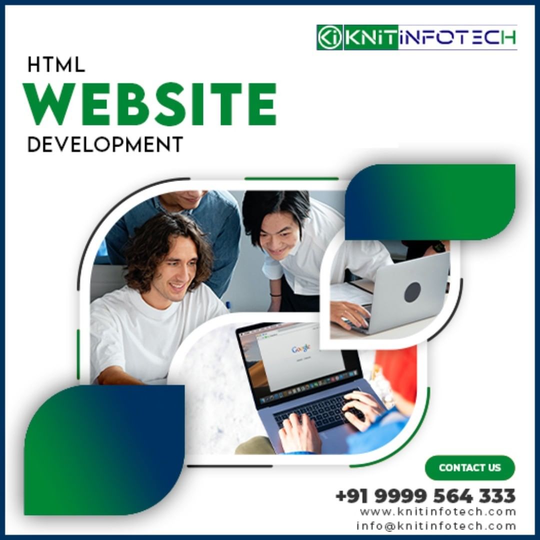 KnitInfotech's tweet image. #Knitinfotech provides affordable #HTML website development solutions globally to improve customer engagement &amp;amp; increase the productivity of a business. To know more:

Visit knitinfotech.com, email us info@knitinfotech.com or call us at +91-9999564333.