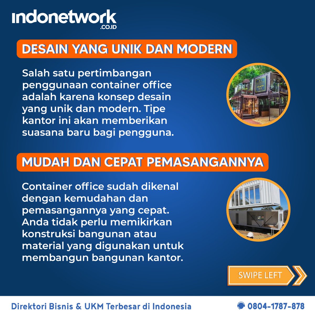 indonetworkcoid's tweet photo. Container office merupakan salah satu tempat yang sering dijadikan kantor karena konsep yang unik dan menarik. Namun sebelum itu, Anda perlu mengetahui kelebihan dan kekurangan penggunaan container office.
#containeroffice #sewakontainer #kontainernusantara #indonetwork https://t.co/WI9Yt9utCF