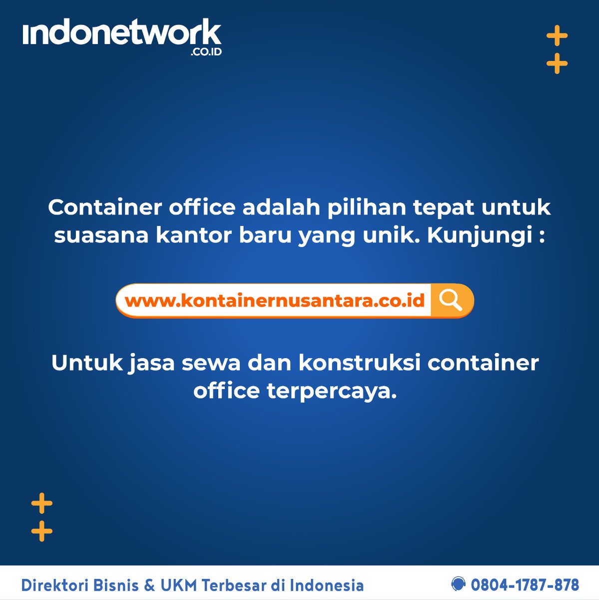 indonetworkcoid's tweet photo. Container office merupakan salah satu tempat yang sering dijadikan kantor karena konsep yang unik dan menarik. Namun sebelum itu, Anda perlu mengetahui kelebihan dan kekurangan penggunaan container office.
#containeroffice #sewakontainer #kontainernusantara #indonetwork https://t.co/WI9Yt9utCF
