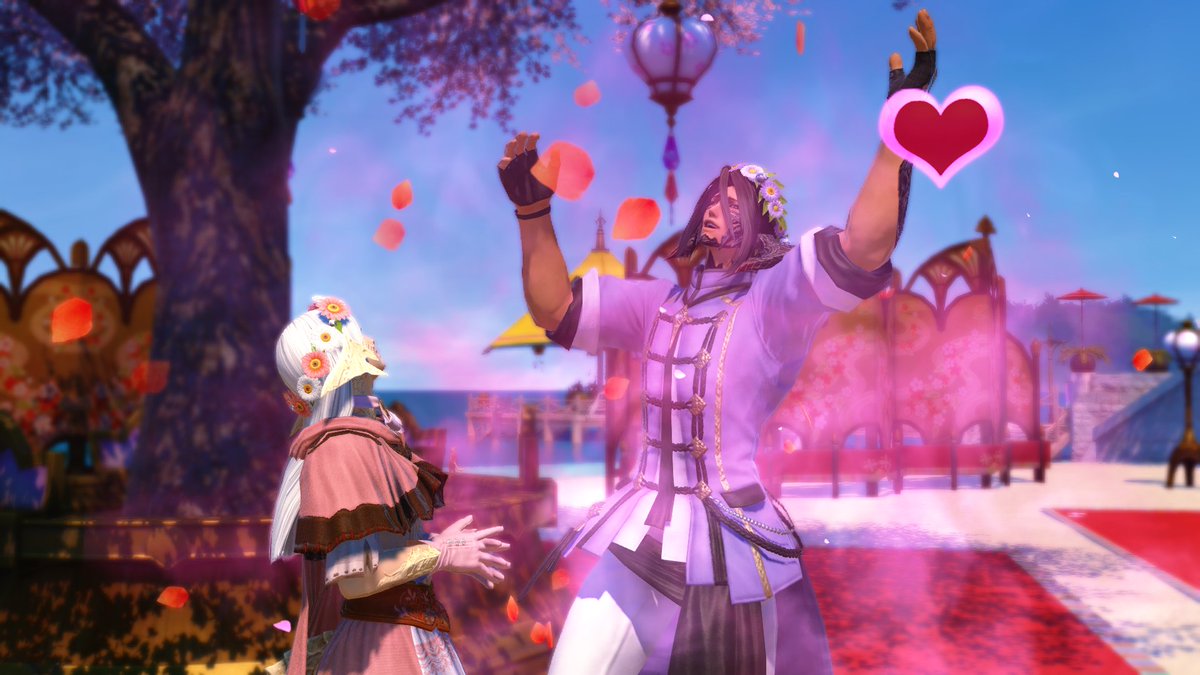 Mathoo_S's tweet image. Old tree and new spring
A moment to celebrate,
Sweet as a shared peach.🍑

#FFXIV #FF14 #GPOSERS #Au_Ra #FFXIVScreenshots